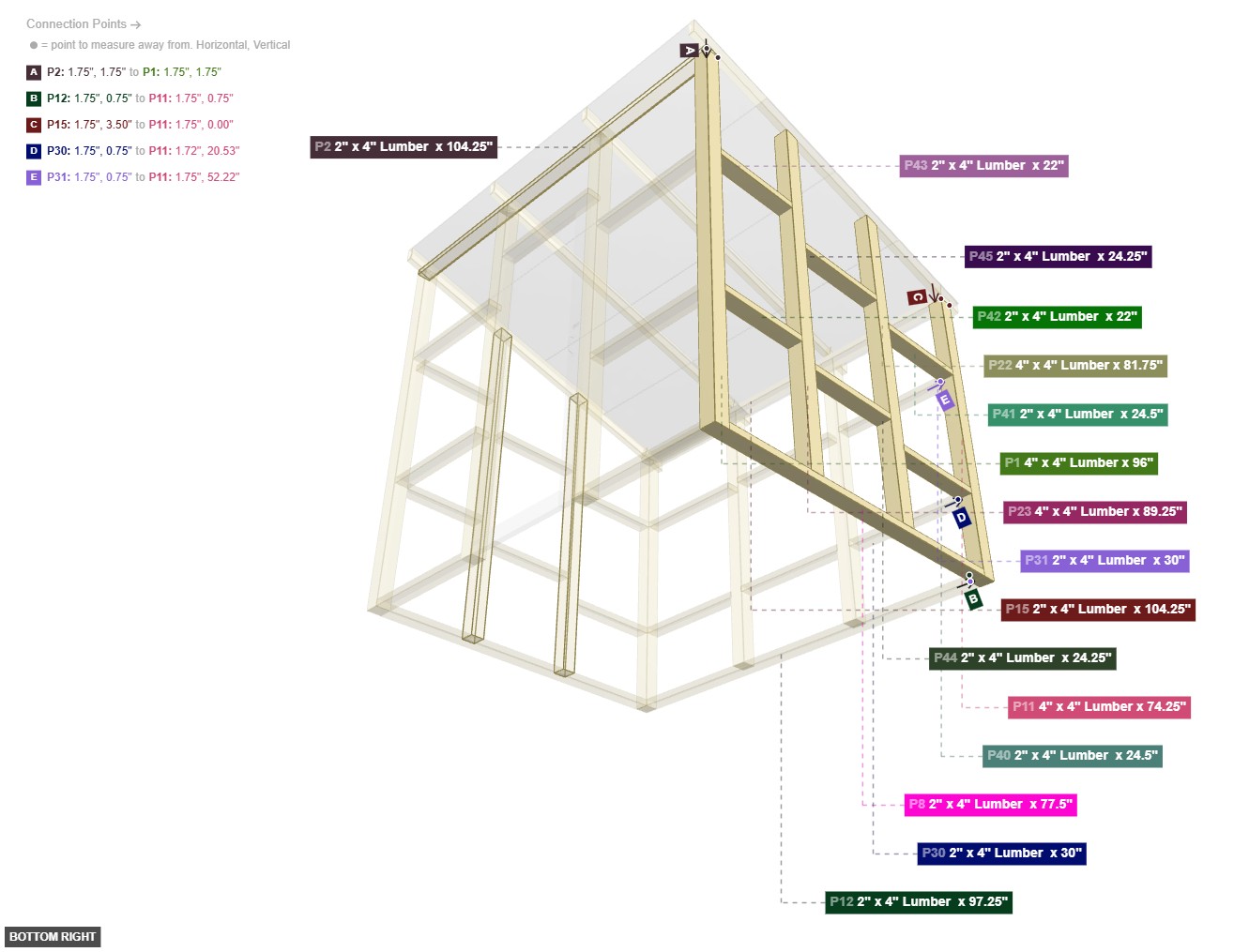 Assembly of Left Wall Frame - bottom_right