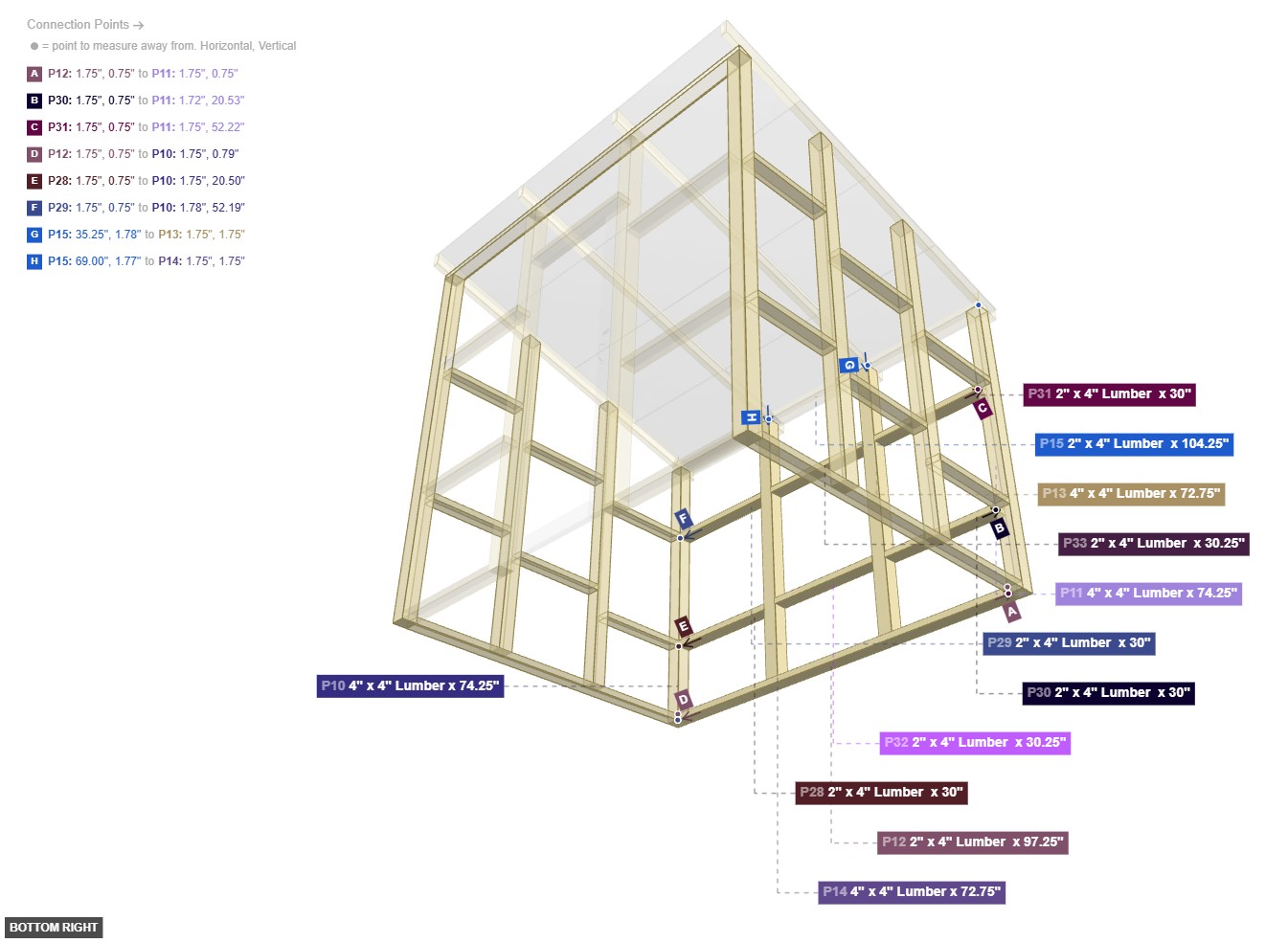 Assembly of Back Wall Frame - bottom_right