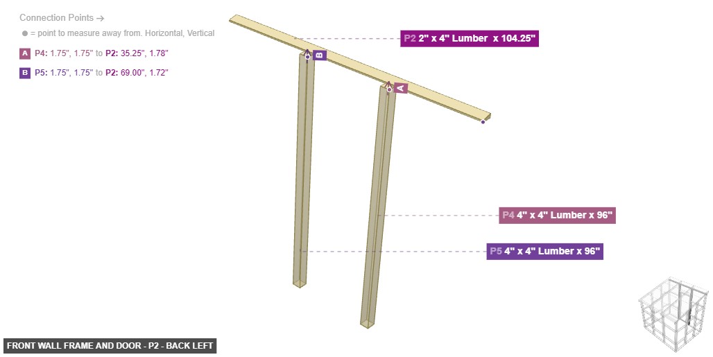 Front Wall Frame and Door - Part 2