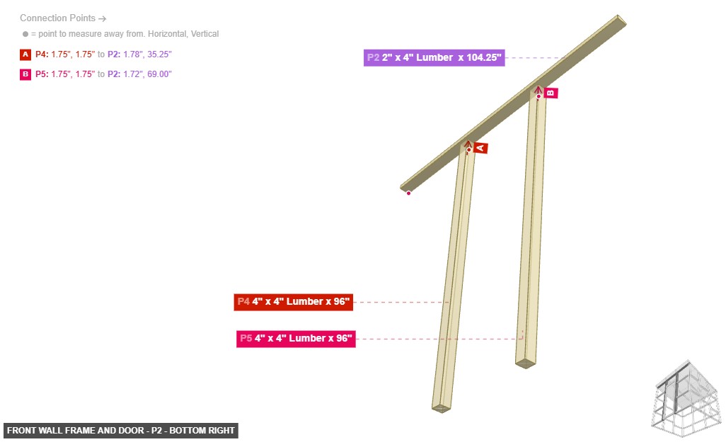 Front Wall Frame and Door - Part 2