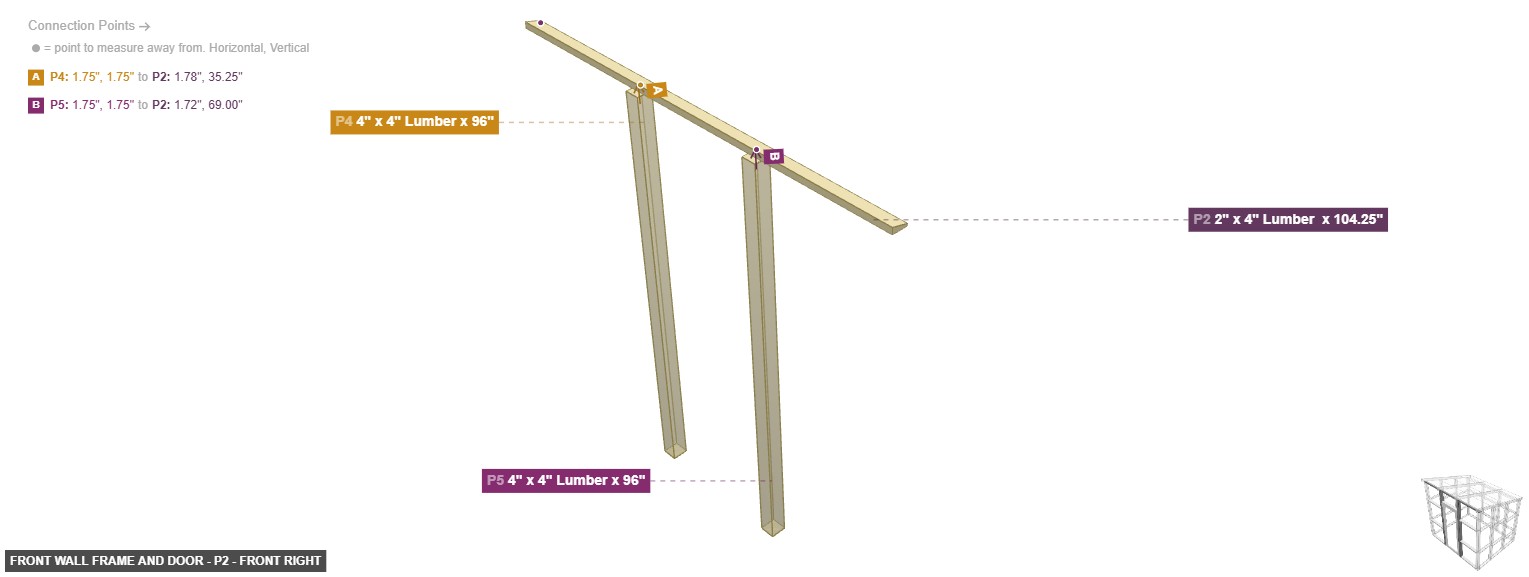 Front Wall Frame and Door - Part 2