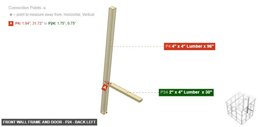 Front Wall Frame and Door - Part 2