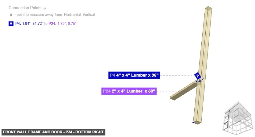 Front Wall Frame and Door - Part 2