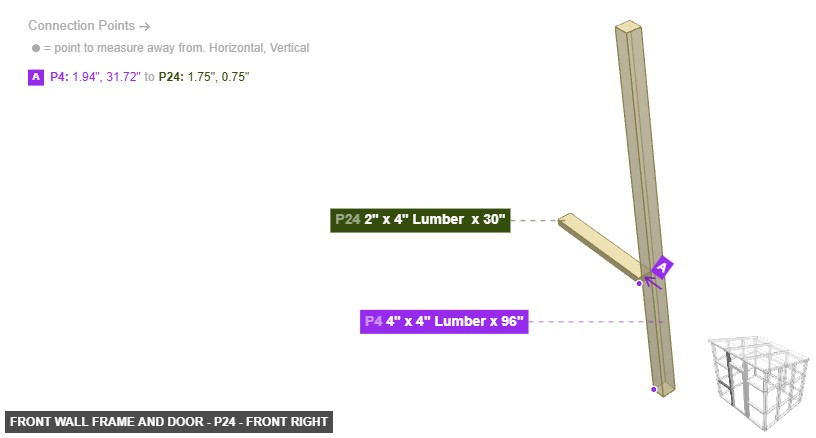 Front Wall Frame and Door - Part 2