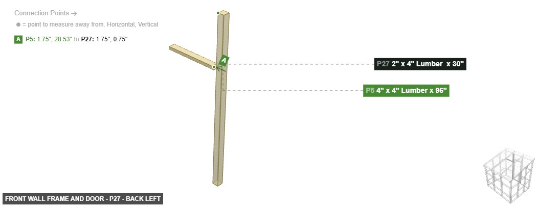 Front Wall Frame and Door - Part 2