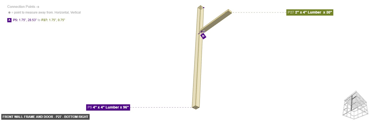 Front Wall Frame and Door - Part 2