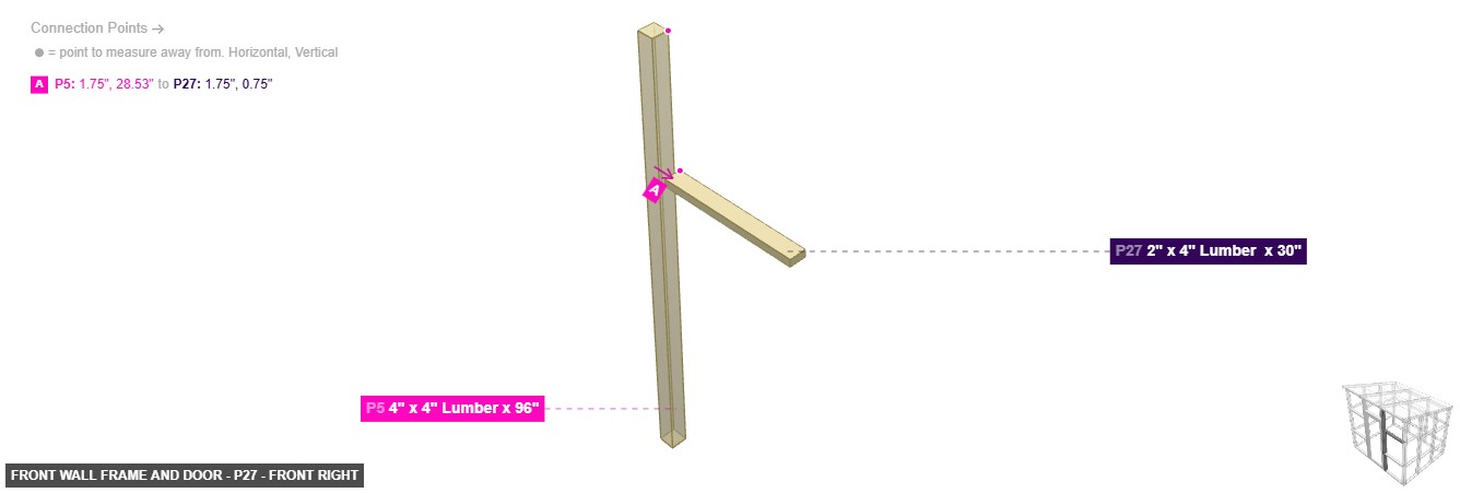 Front Wall Frame and Door - Part 2