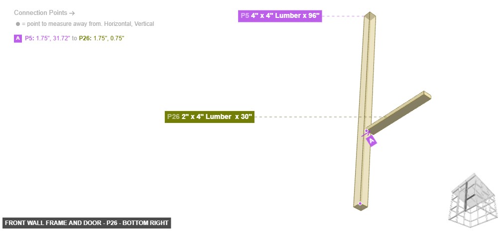 Front Wall Frame and Door - Part 2