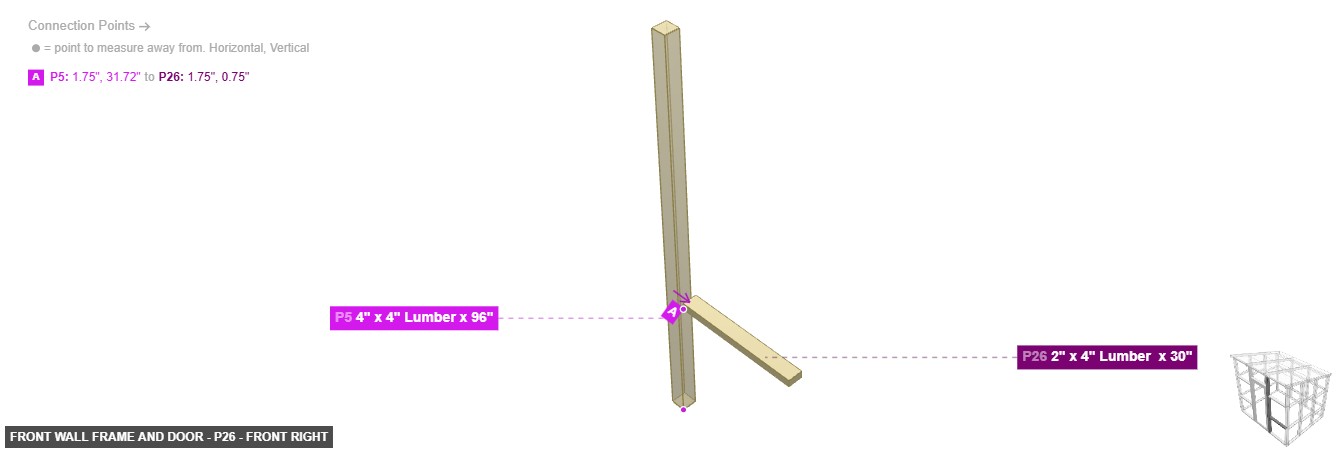 Front Wall Frame and Door - Part 2