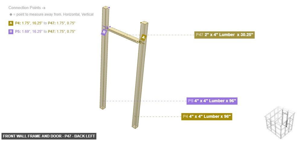 Front Wall Frame and Door - Part 2