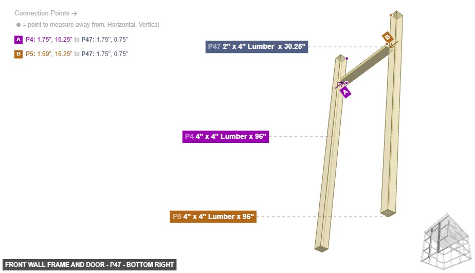 Front Wall Frame and Door - Part 2