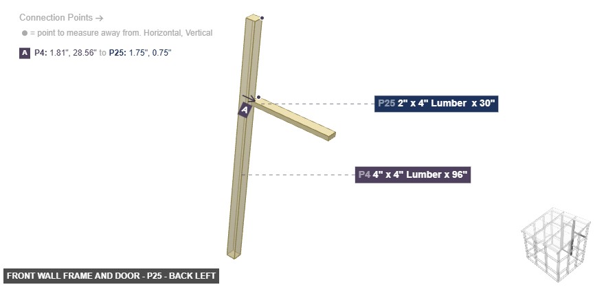 Front Wall Frame and Door - Part 2