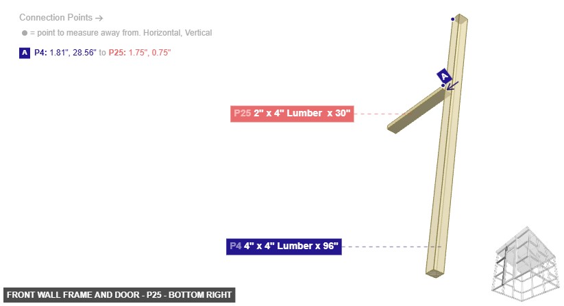 Front Wall Frame and Door - Part 2