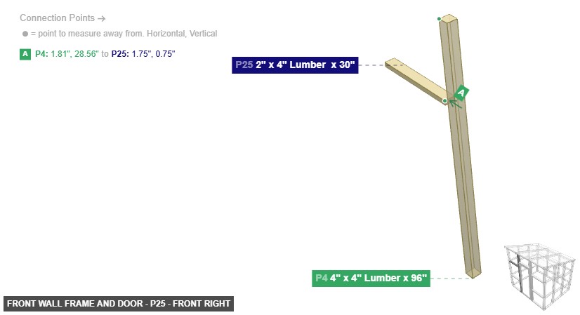Front Wall Frame and Door - Part 2