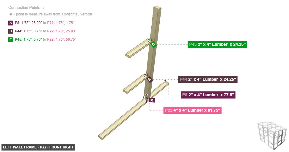 Left Wall Frame - Part 4