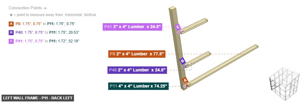 Left Wall Frame - Part 4