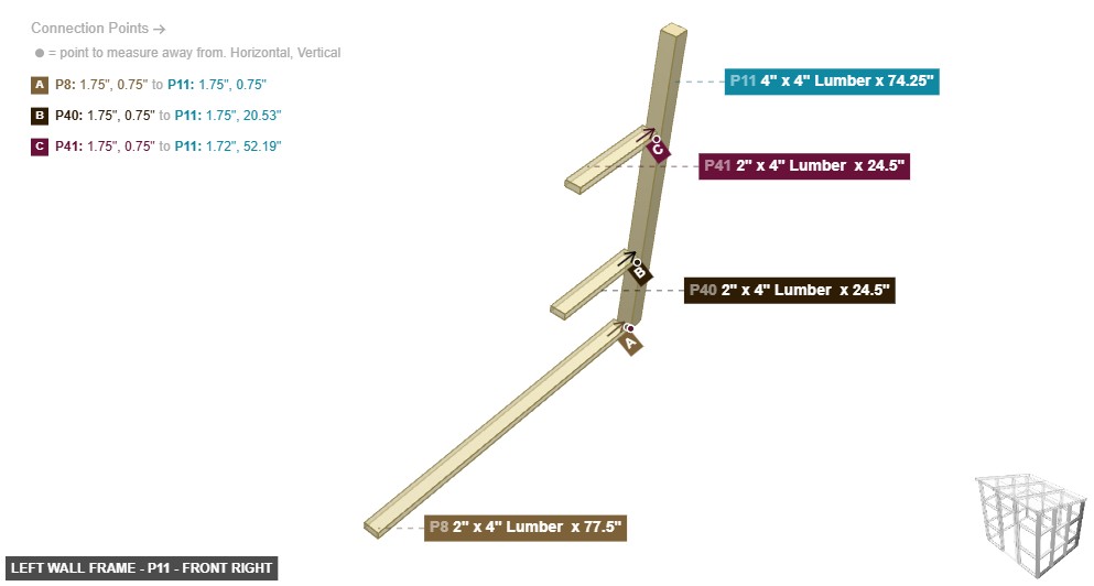 Left Wall Frame - Part 4