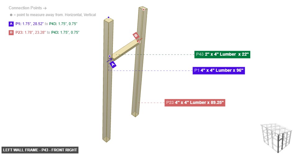 Left Wall Frame - Part 2