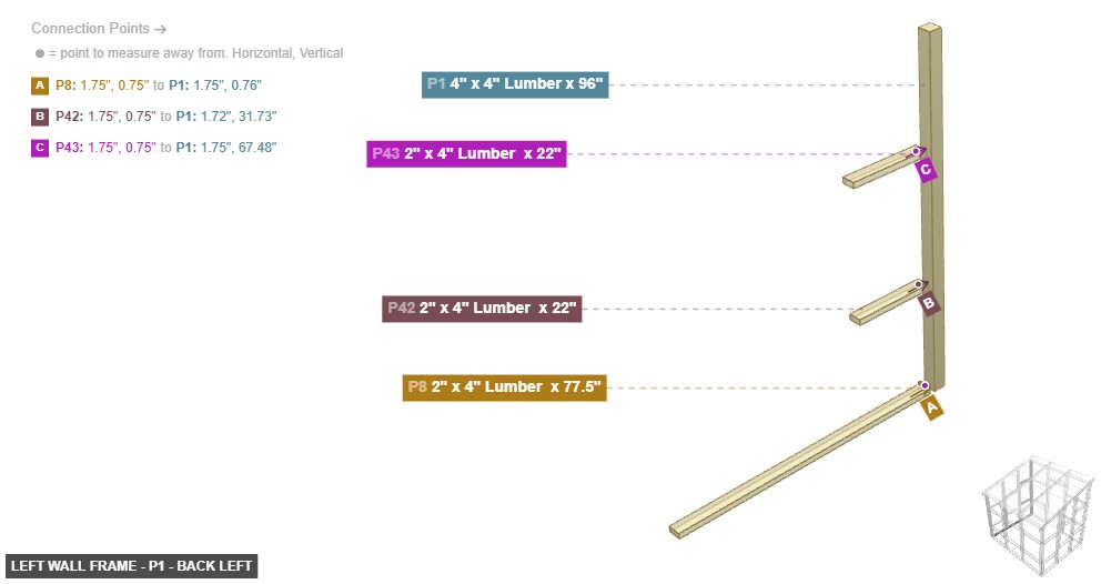 Left Wall Frame - Part 4