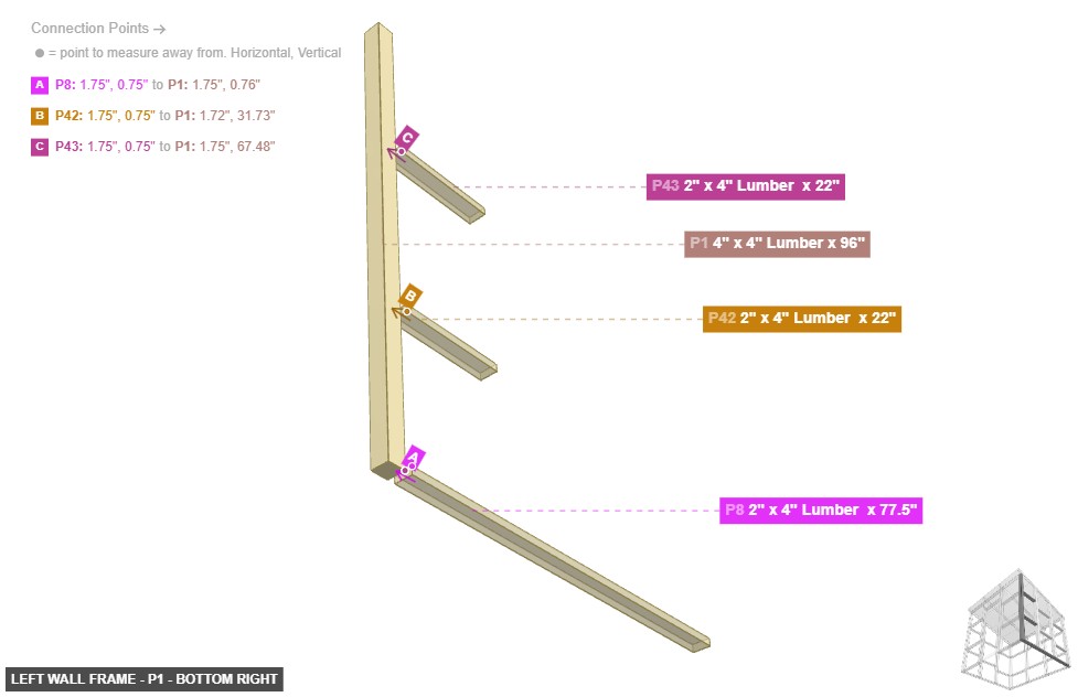 Left Wall Frame - Part 4
