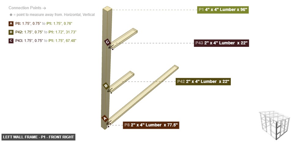 Left Wall Frame - Part 4