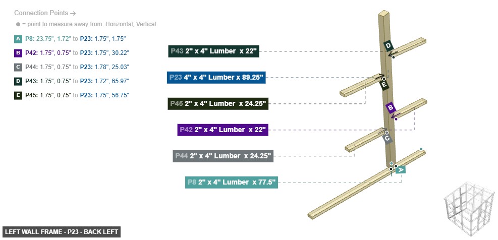 Left Wall Frame - Part 4