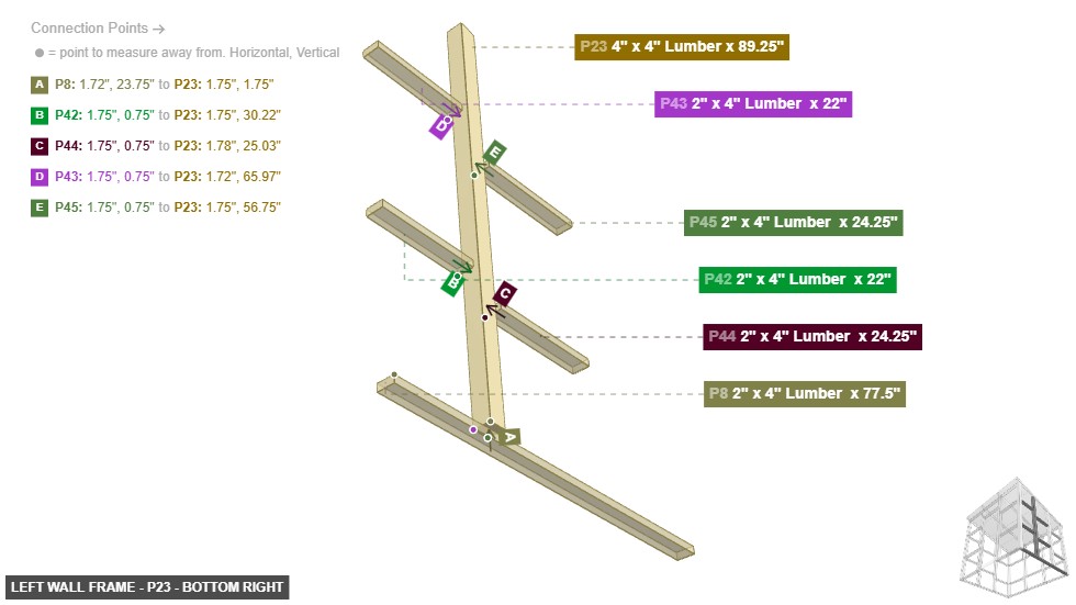 Left Wall Frame - Part 4