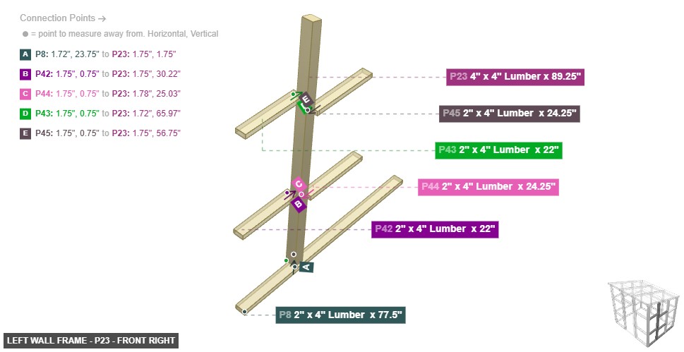 Left Wall Frame - Part 4