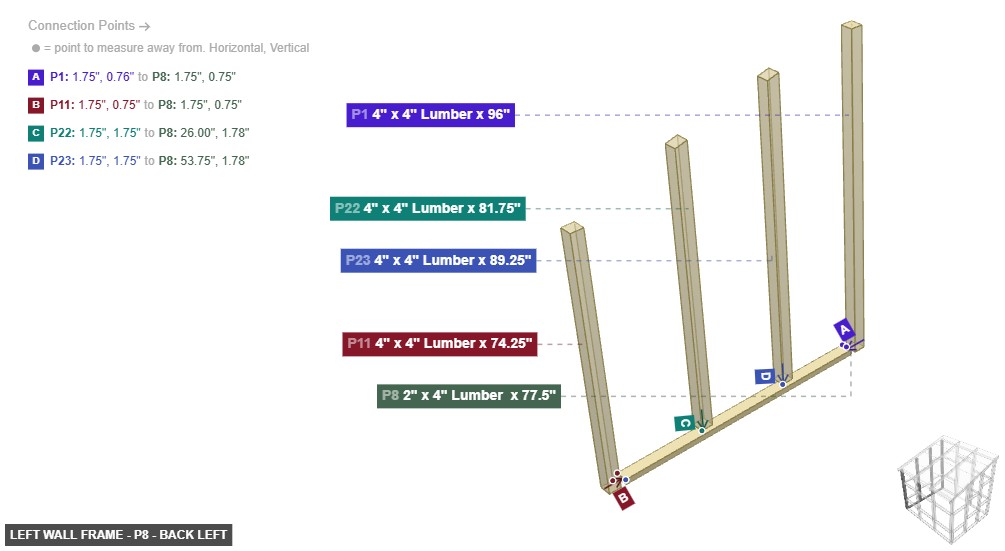 Left Wall Frame - Part 2