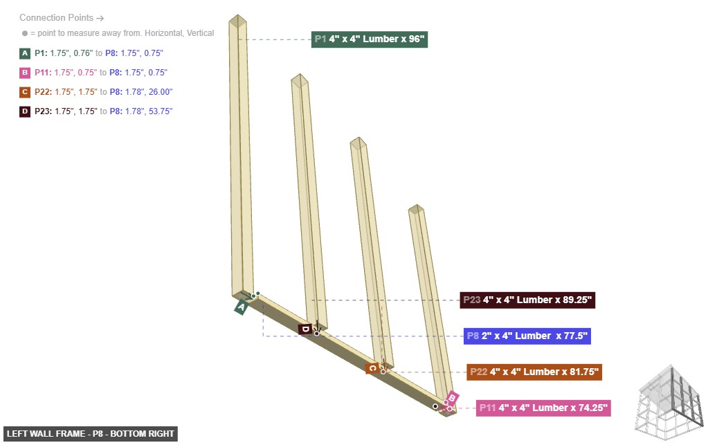 Left Wall Frame - Part 2