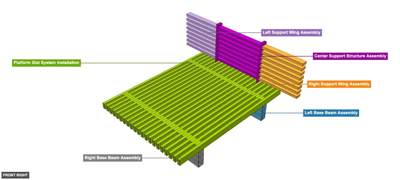 Platform Bed 2 - Overview front_right