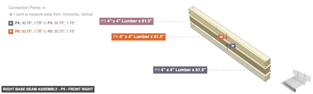Right Base Beam Assembly - Part 4