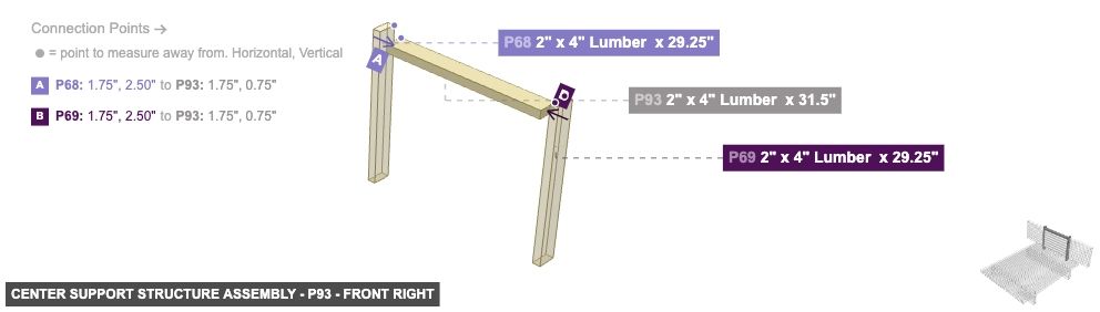 Center Support Structure Assembly - Part 2