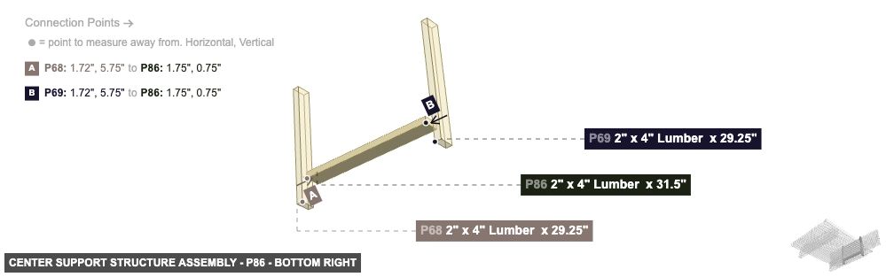 Center Support Structure Assembly - Part 2