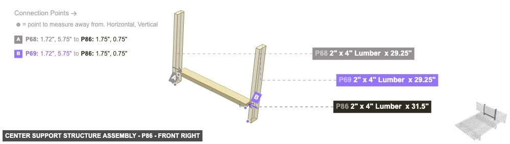 Center Support Structure Assembly - Part 2