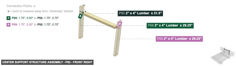 Center Support Structure Assembly - Part 2