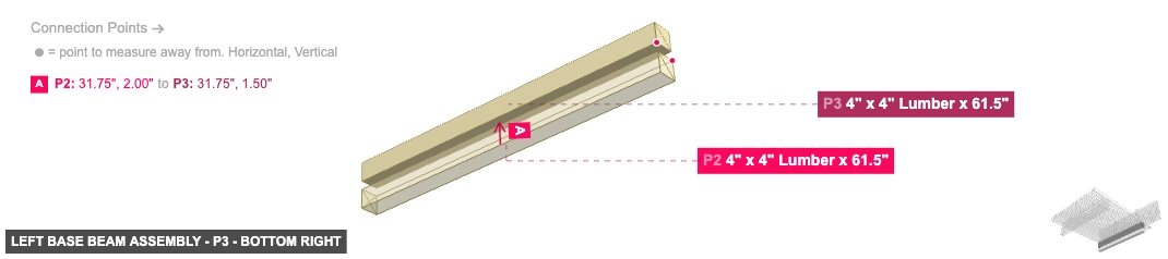 Left Base Beam Assembly - Part 4