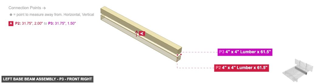 Left Base Beam Assembly - Part 4