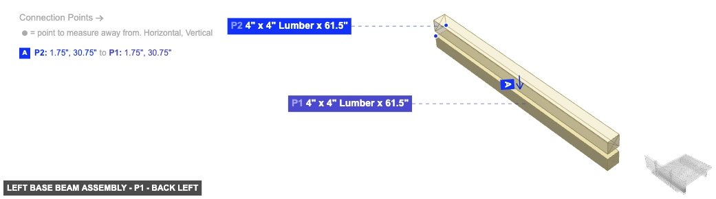 Left Base Beam Assembly - Part 4