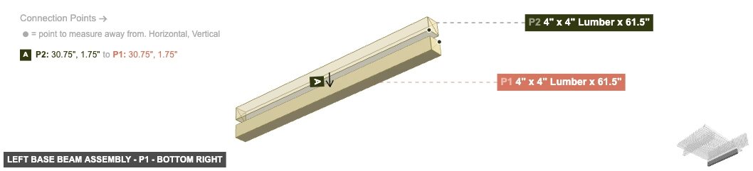 Left Base Beam Assembly - Part 4