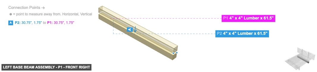 Left Base Beam Assembly - Part 4