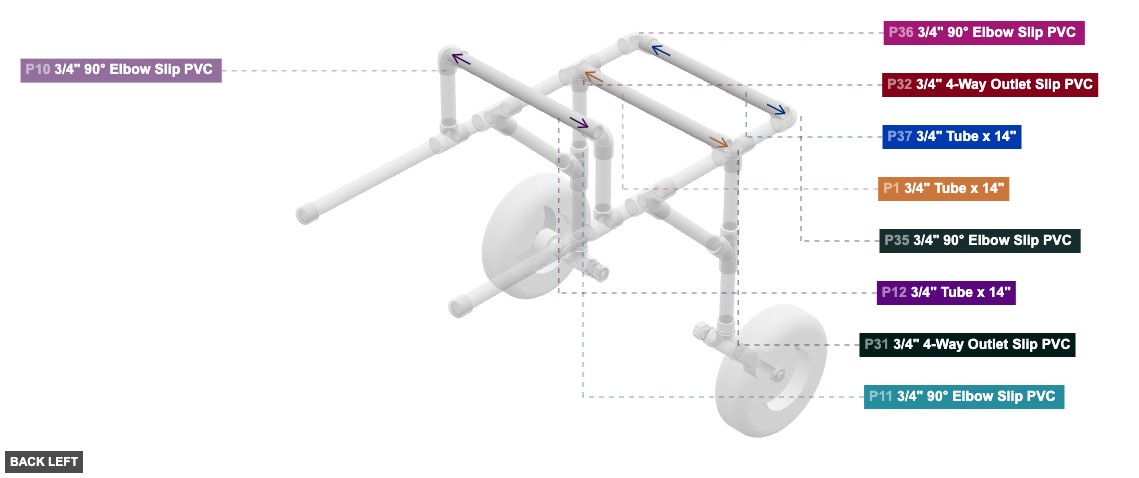 Assembly of Final Assembly & Crossbar Connection - back_left