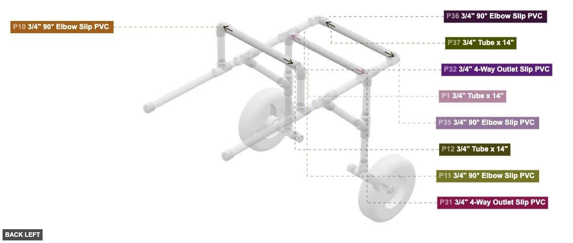 Assembly of Final Assembly & Crossbar Connection - back_left