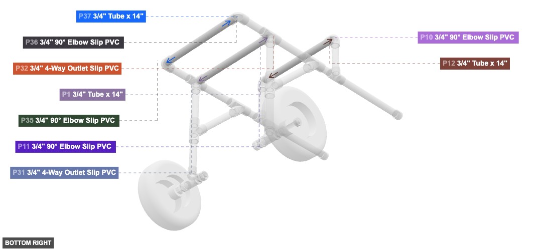 Assembly of Final Assembly & Crossbar Connection - bottom_right