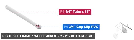 Right Side Frame & Wheel Assembly - Part 3/4