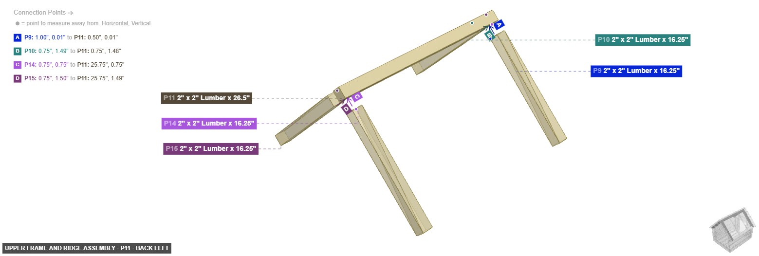 Upper Frame and Ridge Assembly - Part 2