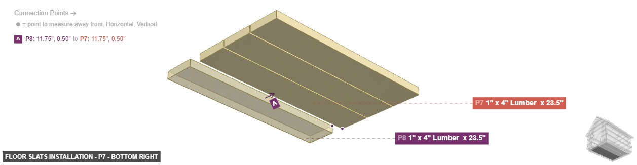 Floor Slats Installation - Part 1