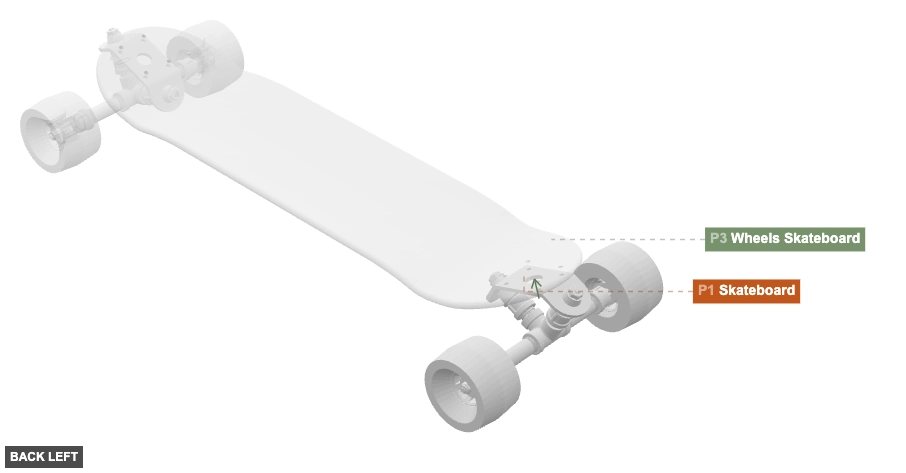 Assembly of Mount Rear Truck and Complete Assembly - back_left