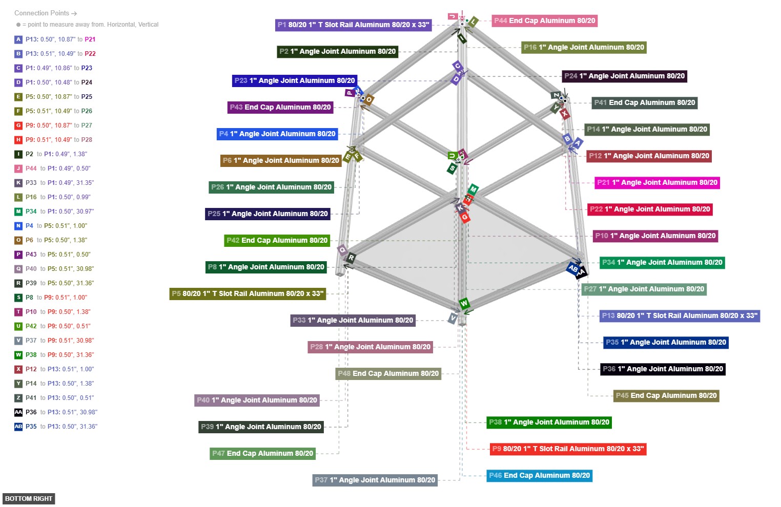 Assembly of Vertical Supports and Base Caps - bottom_right
