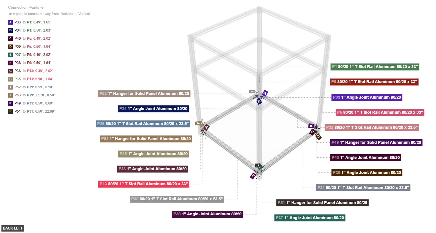 Assembly of Middle Shelf Frame Assembly - back_left